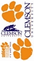 Clemsen Tigers Wall Decals 