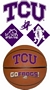 Texas Christian Horned Frogs Wall Decals 