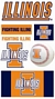 Illinois Fighting Illini Wall Decals 