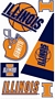 Illinois Fighting Illini Wall Decals 