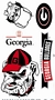 Georgia Bulldogs Wall Decals 