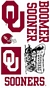 Oklahoma Sooners Wall Decals 