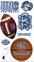 North Carolina Tar Heels Wall Decals 