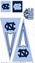 North Carolina Tar Heels Wall Decals 