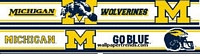 Michigan Wolverines Wallpaper Border 