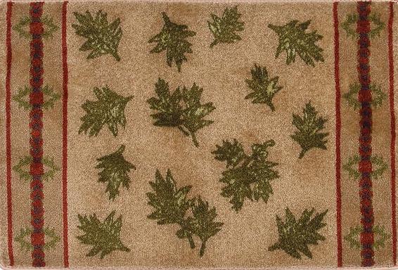 Oak Leaf Cabin  bathroom Bathroom Rug