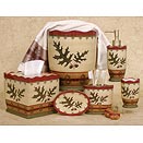 Oak Leaf bathroom vanity accessories