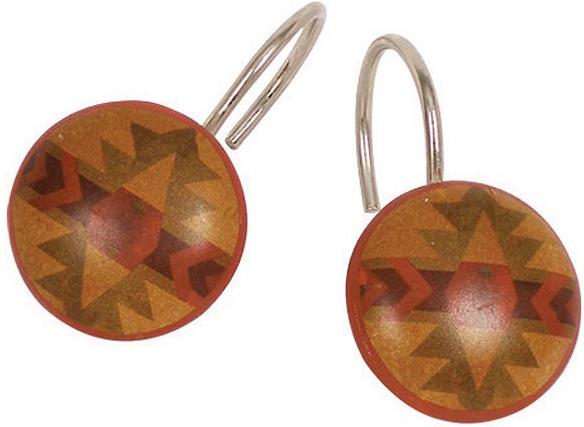 Oak Leaf  bathroom Shower Curtain Hooks