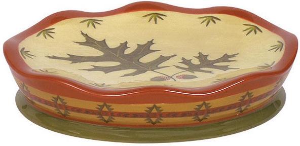 Oak Leaf bathroom soap dish