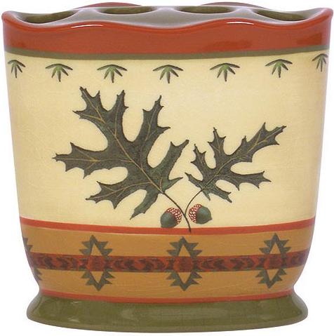 Oak Leaf  bathroom Toothbrush Holder