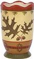Oak Leaf bathroom wall cup tumbler