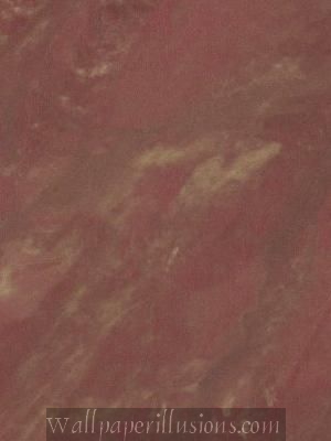 5813184 Travertine Red and Gold Paper Illusion Faux Finish Wallpaper