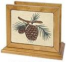 Pinecone Lodge Kitchen Decor Napkin Holder