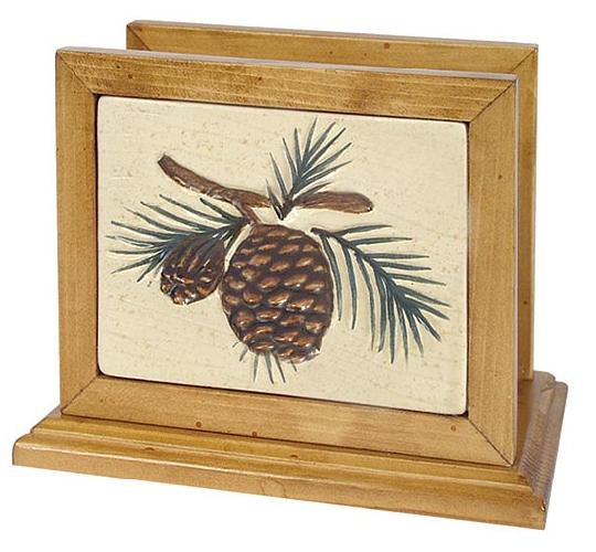 PINECONE PINE CONE CABIN LODGE KITCHEN NAPKIN HOLDER~FREE SHIPPING ... PINECONE PINE CONE CABIN LODGE KITCHEN NAPKIN HOLDER~FREE SHIPPING ...