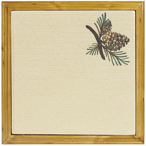Pinecone Lodge Kitchen Decor Trivet