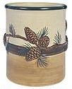 Pinecone Lodge Kitchen Decor Salt and Pepper Shakers
