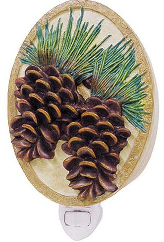 Pine Cone Lodge  bathroom Night Light