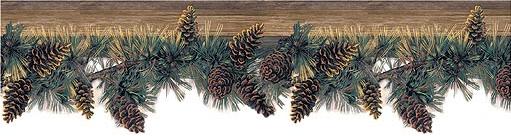 Pine Cone Lodge Bathroom Wallpaper Wall Border Pine Cone Lodge Bathroom Wallpaper Wall Border