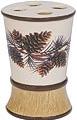 Pine Lodges bathroom toothbrush holder
