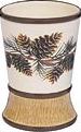 Pine Lodges bathroom wall cup tumbler