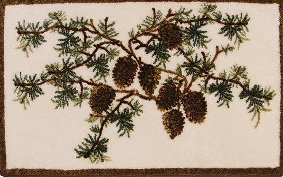 Pine Lodges  bathroom Bathroom Rug