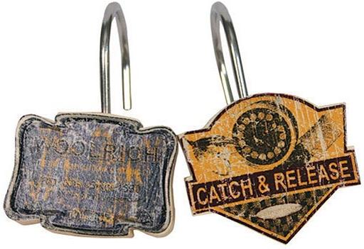Primitive Camping  bathroom Shower Curtain Hooks