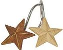 Linda Spivey Punched Tin Decor shower curtain hooks