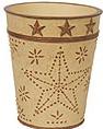 Linda Spivey Punched Tin Decor bathroom wall cup tumbler