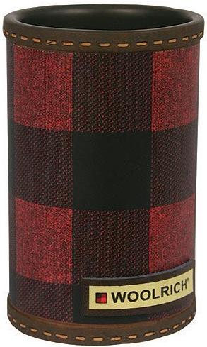 Red Plaid  bathroom Cup Tumbler