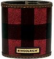 Red Plaid bathroom toothbrush holder