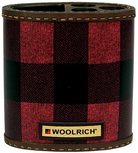Red Plaid  bathroom Toothbrush Holder