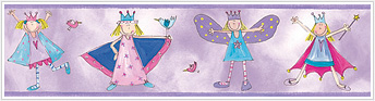 RMK1014BCS Fairy Princess  Stick On Wall Border