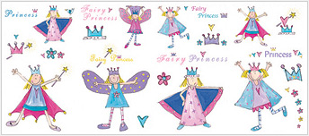 RMK1015SCS Fairy Princess  Wall Decals