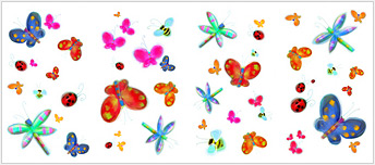 RMK1021SCS Jelly Bugs Wall Decals