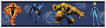 RMK1030BCS Fantastic Four  Stick On Wall Border