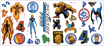 RMK1031SCS Fantastic Four  Wall Decals