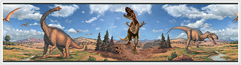 RMK1042BCS Dinosaurs Stick On Wall Border