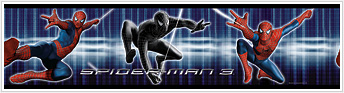 RMK1044BCS Spiderman III  Stick On Wall Border