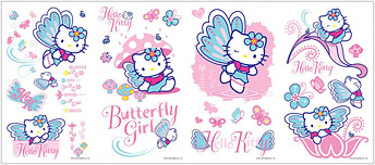 RMK1075SCS Hello Kitty  Wall Decals