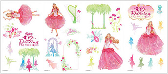 RMK1077SCS Barbie Princess  Wall Decals