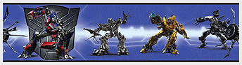 RMK1090BCS Transformers Stick On Wall Border