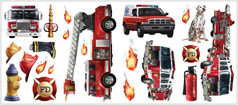 RMK1125SCS Fire Brigade              Wall Decals