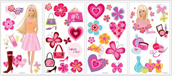 RMK1158SCS Barbie Deco  Wall Decals