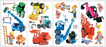 RMK1162SCS Bob The Builder  Wall Decals