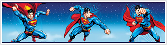 RMK1193BCS Superman Day Of Doom Stick On Wall Border