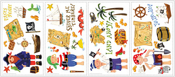 RMK1195SCS Treasure Hunt Wall Decals