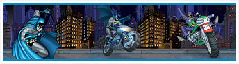 RMK1198BCS Batman Gotham Guardian Stick On Wall Border