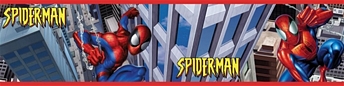 WT1058BCS Spiderman  Stick On Wall Border