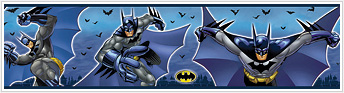 WT1062BCS Batman  Stick On Wall Border