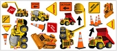 RMK1007SCS Under Construction Wall Decals 